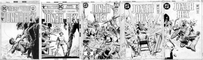DOMINGUEZ, LUIS / ROSS ANDRU - Weird Western/Jonah Hex & Jonah Hex #70s covers